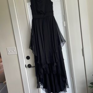 Hi-low lovely black dress